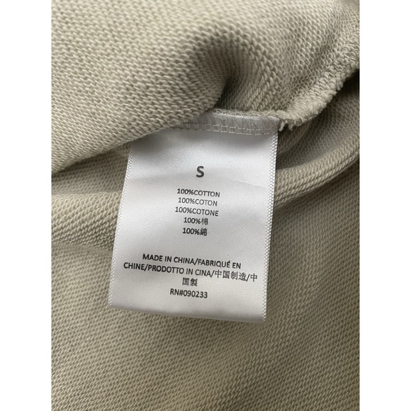 Fear of God Essentials 1977 Henley Rugby Shirt 'Smoke' Men's Small Oversized - Picture 6 of 9